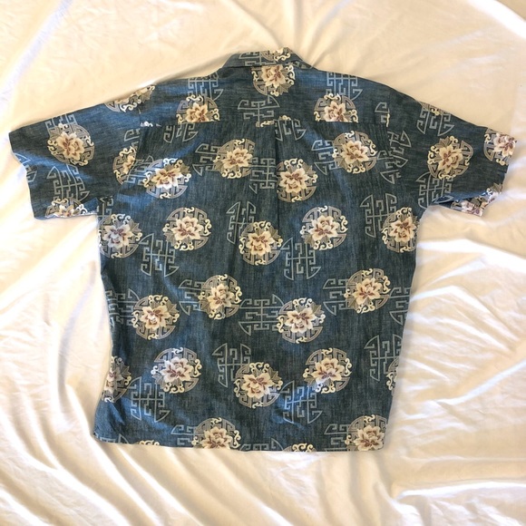 LOT OF THREE (3) XL FLORAL PRINT COOKE STREET COTTON HAWAIIAN SHIRTS (EUC) - Picture 3 of 9